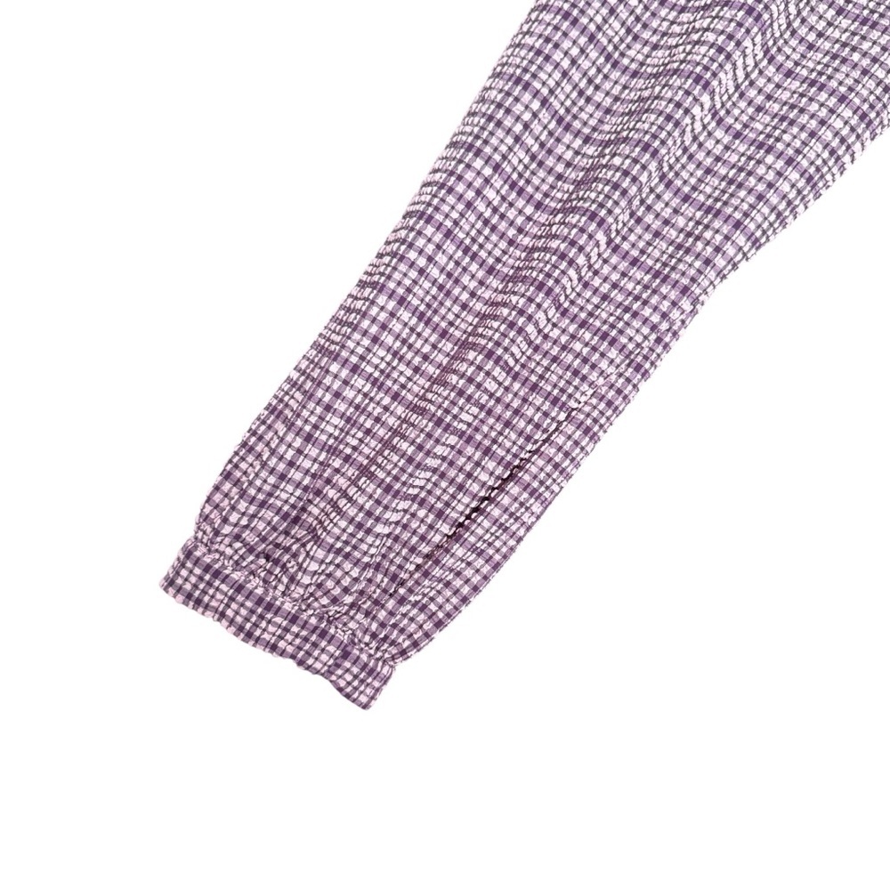 The New Society Girls Anabella Check Dress 16 Sheersucker Peter Pan Collar Pink - Picture 8 of 13